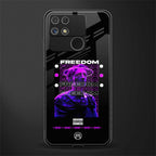 freedom back phone cover | glass case for realme narzo 50a