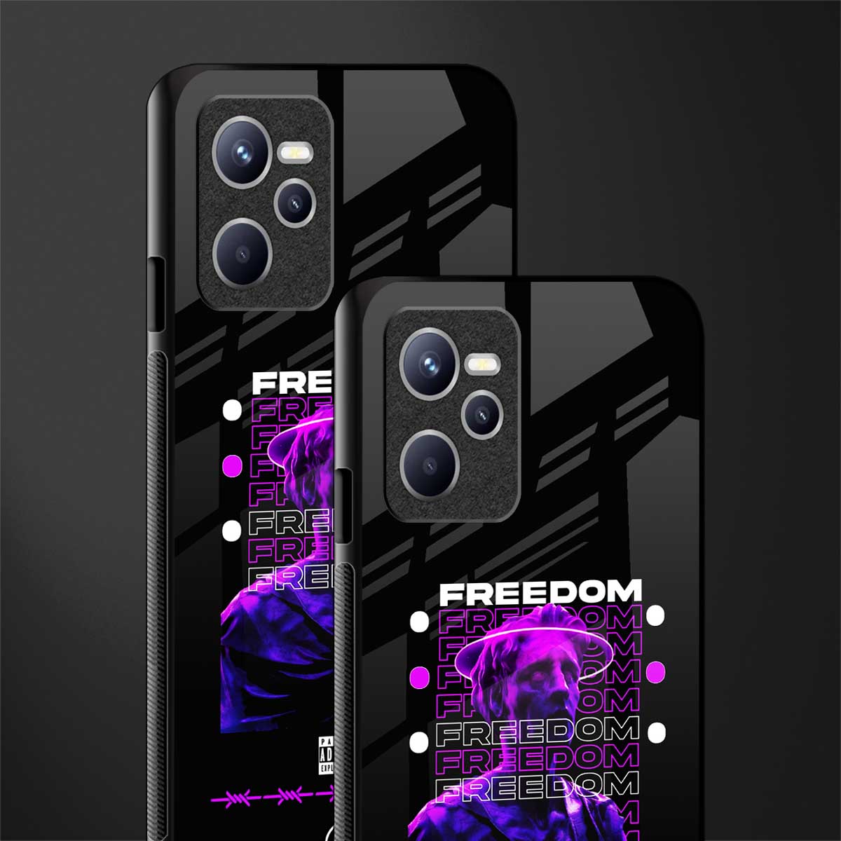 freedom glass case for realme c35 image-2
