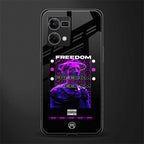 freedom back phone cover | glass case for oppo f21 pro 4g