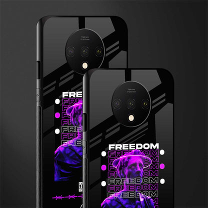 freedom glass case for oneplus 7t image-2