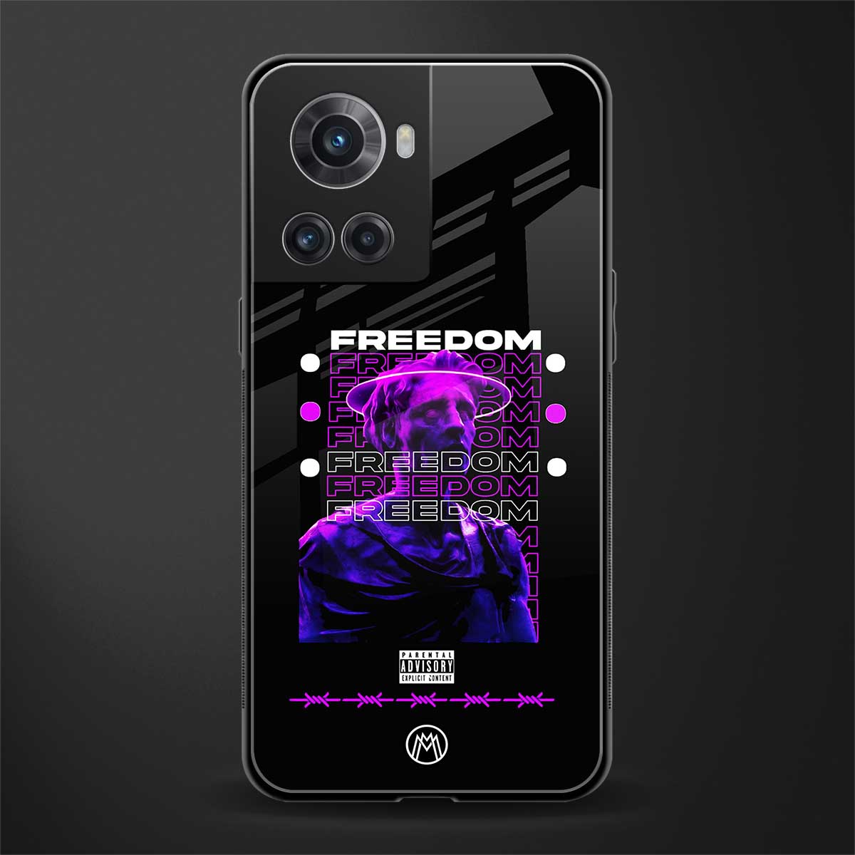 freedom back phone cover | glass case for oneplus 10r 5g