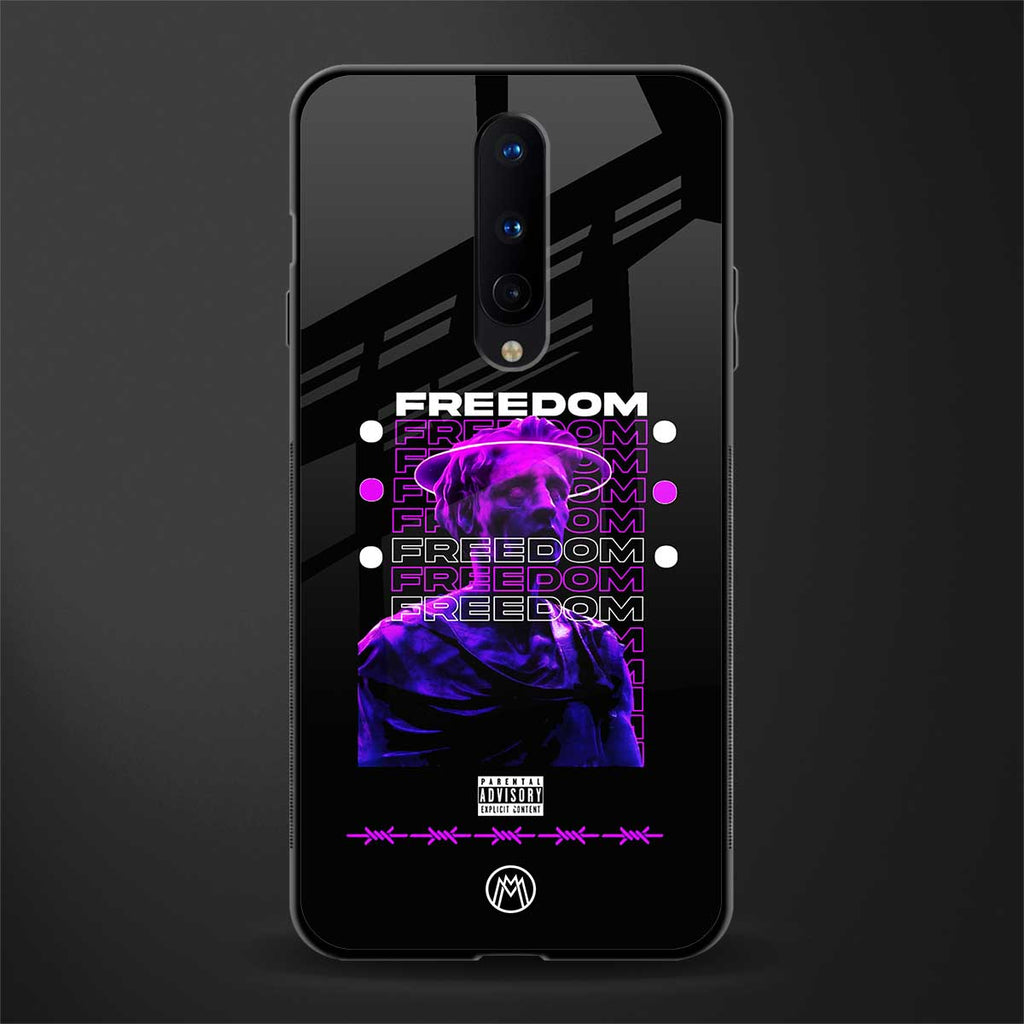 freedom glass case for oneplus 8 image