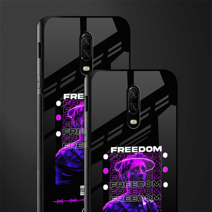 freedom glass case for oneplus 6t image-2