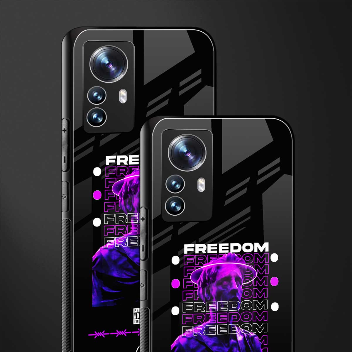 freedom back phone cover | glass case for xiaomi 12 pro