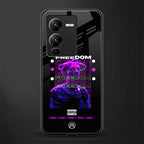 freedom back phone cover | glass case for vivo v25 pro 5g