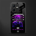 freedom back phone cover | glass case for vivo y22
