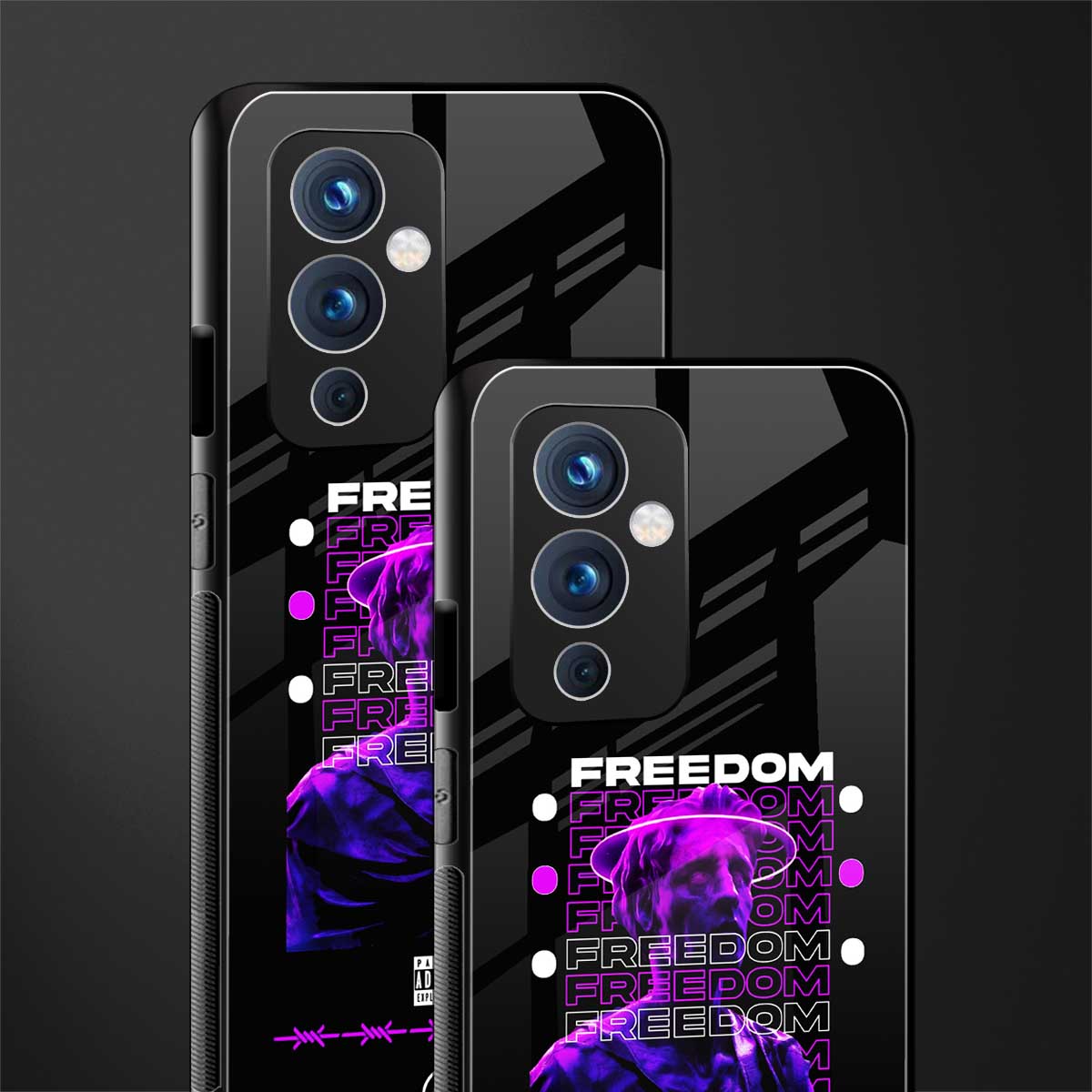 freedom back phone cover | glass case for oneplus 9