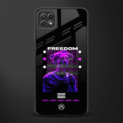 freedom back phone cover | glass case for samsung galaxy f42