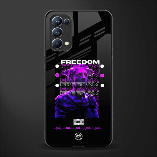 freedom back phone cover | glass case for oppo reno 5