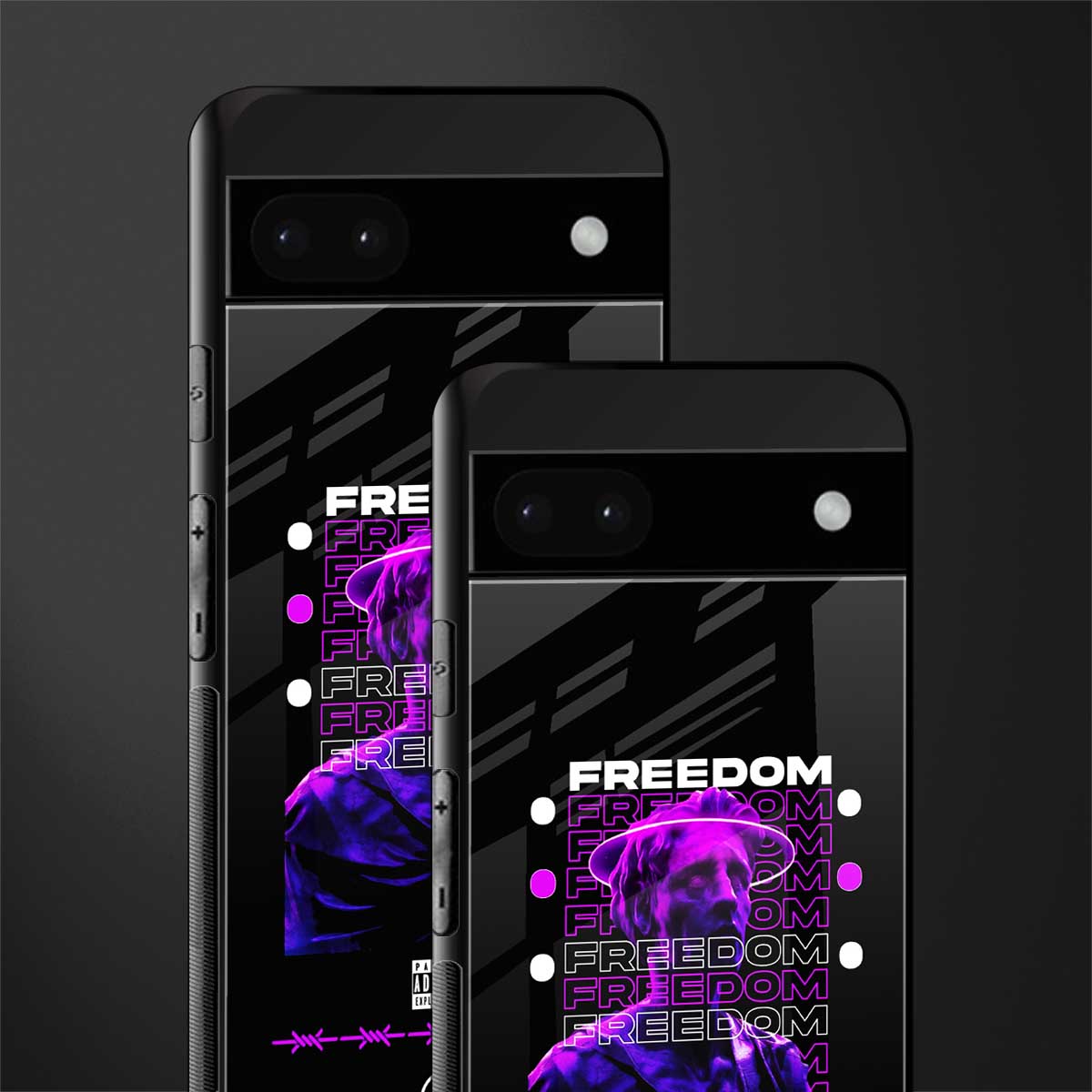 freedom back phone cover | glass case for google pixel 6a