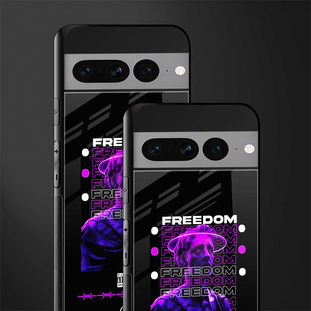 freedom back phone cover | glass case for google pixel 7 pro