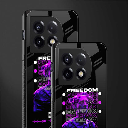 freedom back phone cover | glass case for oneplus 11