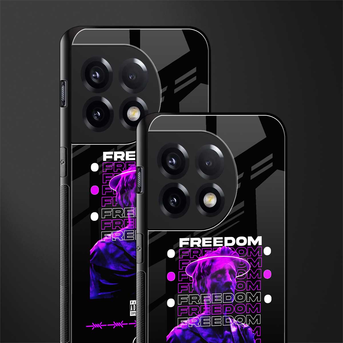 freedom back phone cover | glass case for oneplus 11r