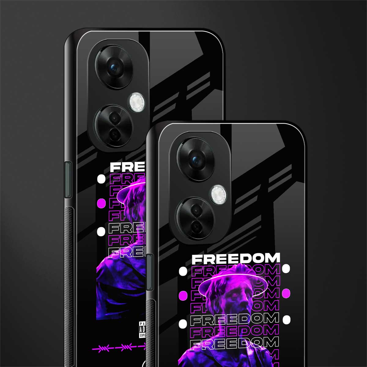 freedom back phone cover | glass case for oneplus nord ce 3 lite