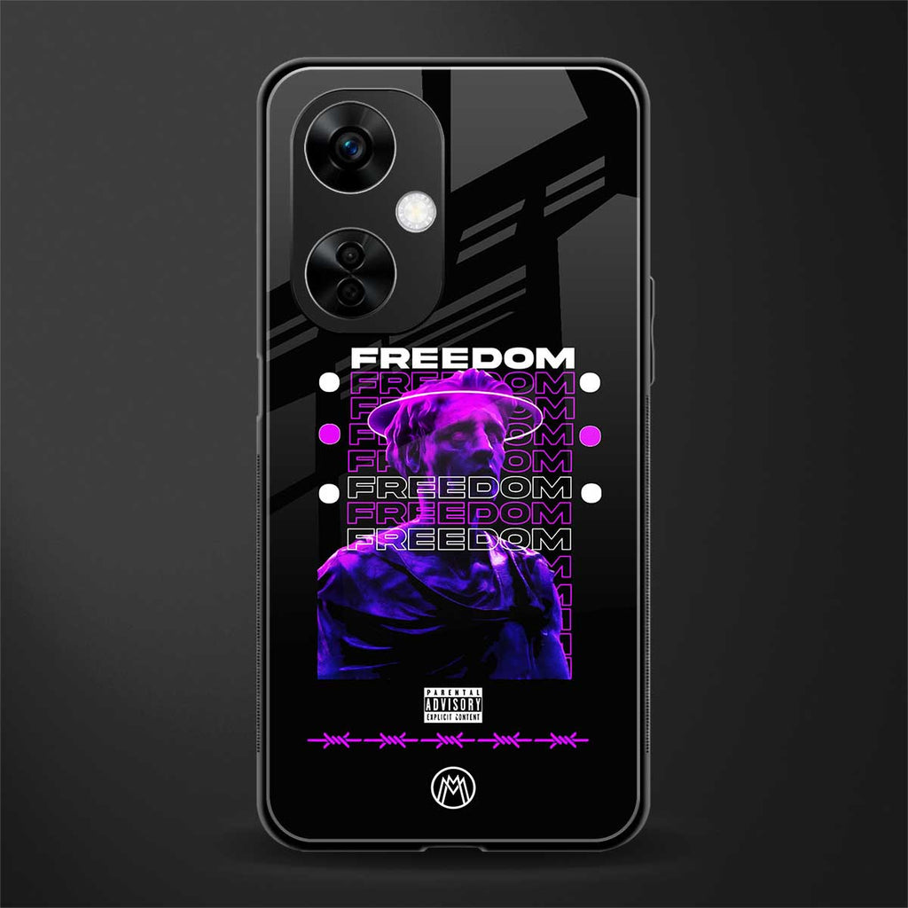 freedom back phone cover | glass case for oneplus nord ce 3 lite