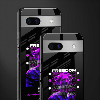 freedom back phone cover | glass case for Google Pixel 7A