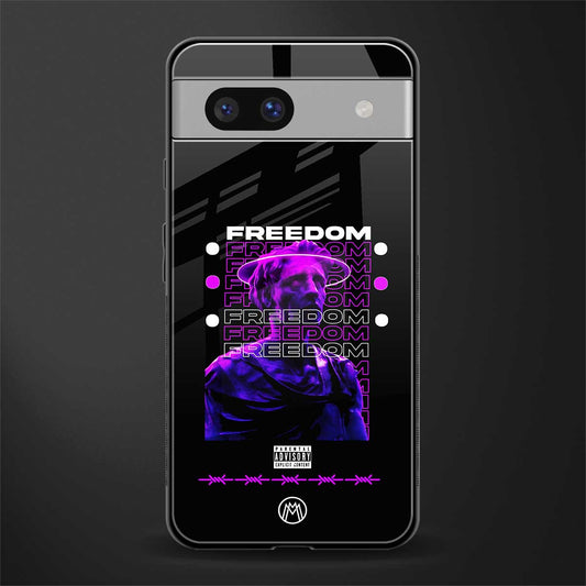 freedom back phone cover | glass case for Google Pixel 7A