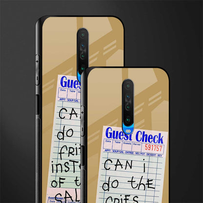 fries over salad glass case for poco x2 image-2