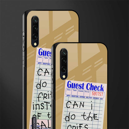 fries over salad glass case for mi a3 redmi a3 image-2