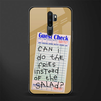 fries over salad glass case for oppo a5 2020 image