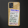 fries over salad glass case for realme 9 4g image