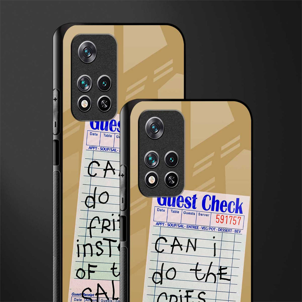 fries over salad glass case for xiaomi 11i 5g image-2