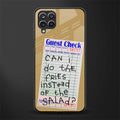 fries over salad glass case for samsung galaxy a42 5g image