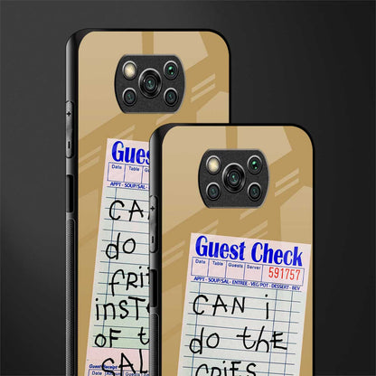 fries over salad glass case for poco x3 pro image-2