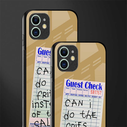 fries over salad glass case for iphone 12 image-2