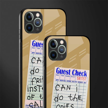 fries over salad glass case for iphone 11 pro image-2