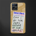 fries over salad glass case for realme 8i image