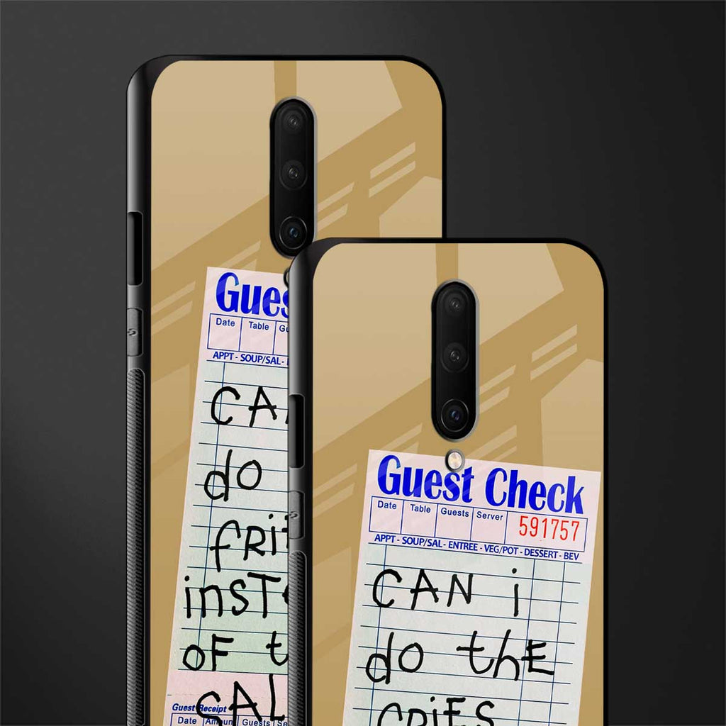 fries over salad glass case for oneplus 7 pro image-2