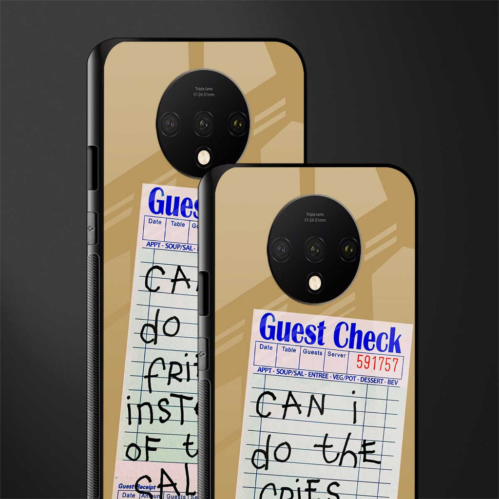 fries over salad glass case for oneplus 7t image-2