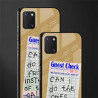 fries over salad glass case for samsung a81 image-2