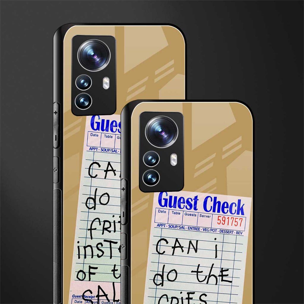 fries over salad back phone cover | glass case for xiaomi 12 pro
