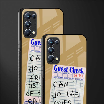 fries over salad back phone cover | glass case for oppo reno 5
