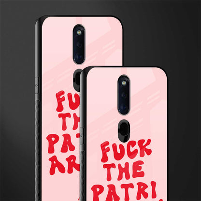 fuck the patriarchy glass case for oppo f11 pro image-2