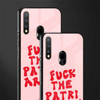 fuck the patriarchy glass case for vivo u20 image-2