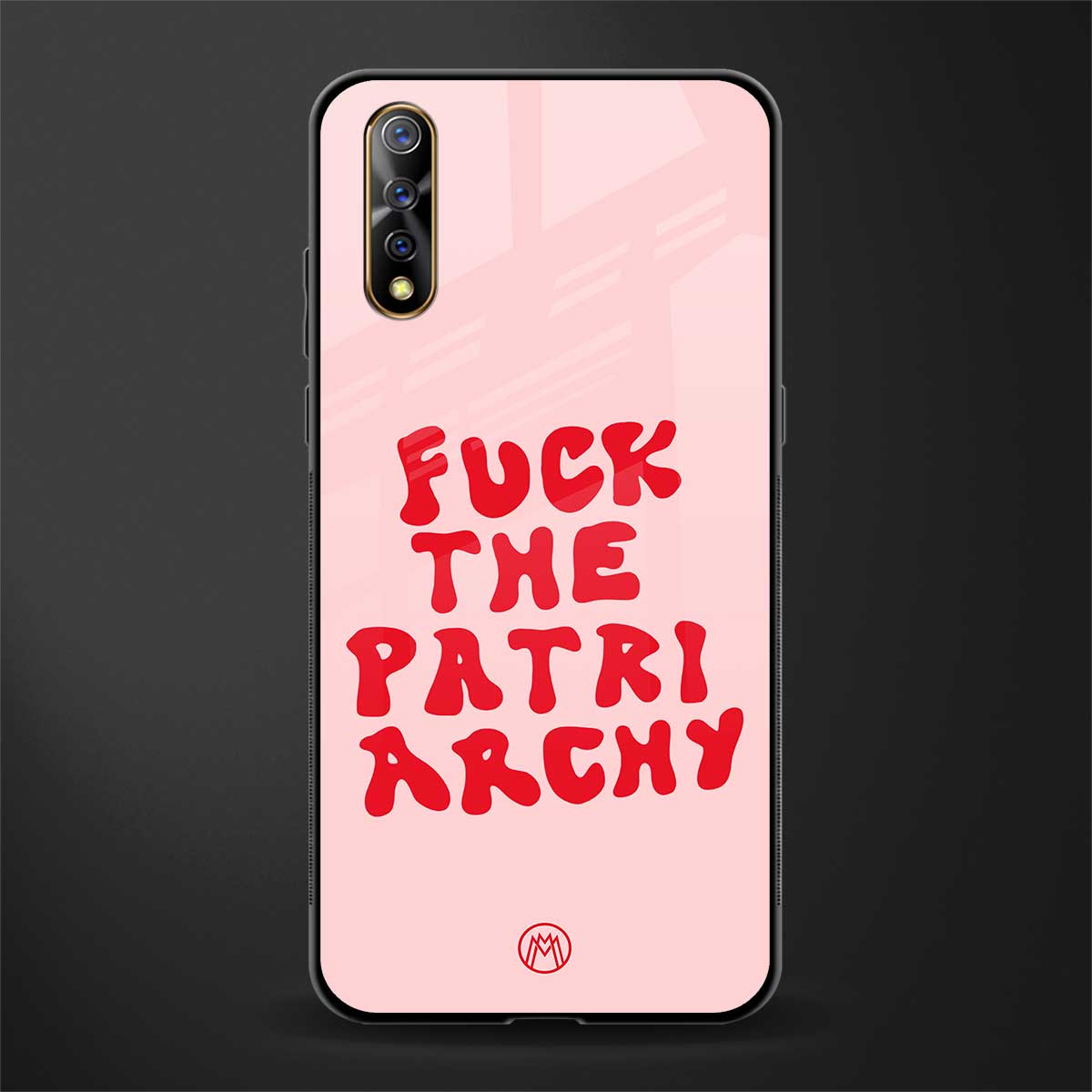 fuck the patriarchy glass case for vivo z1x image