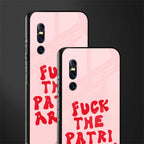 fuck the patriarchy glass case for vivo v15 pro image-2