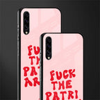 fuck the patriarchy glass case for samsung galaxy a30s image-2