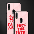 fuck the patriarchy glass case for redmi note 7 pro image-2