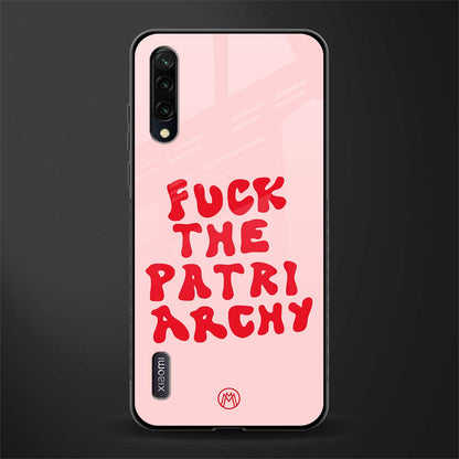fuck the patriarchy glass case for mi a3 redmi a3 image