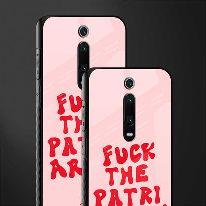 fuck the patriarchy glass case for redmi k20 pro image-2
