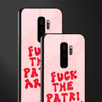 fuck the patriarchy glass case for samsung galaxy s9 plus image-2