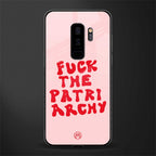 fuck the patriarchy glass case for samsung galaxy s9 plus image
