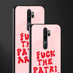 fuck the patriarchy glass case for oppo a9 2020 image-2