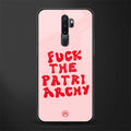 fuck the patriarchy glass case for oppo a5 2020 image