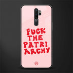 fuck the patriarchy glass case for oppo a5 2020 image