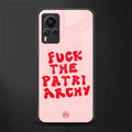 fuck the patriarchy glass case for vivo x60 pro image
